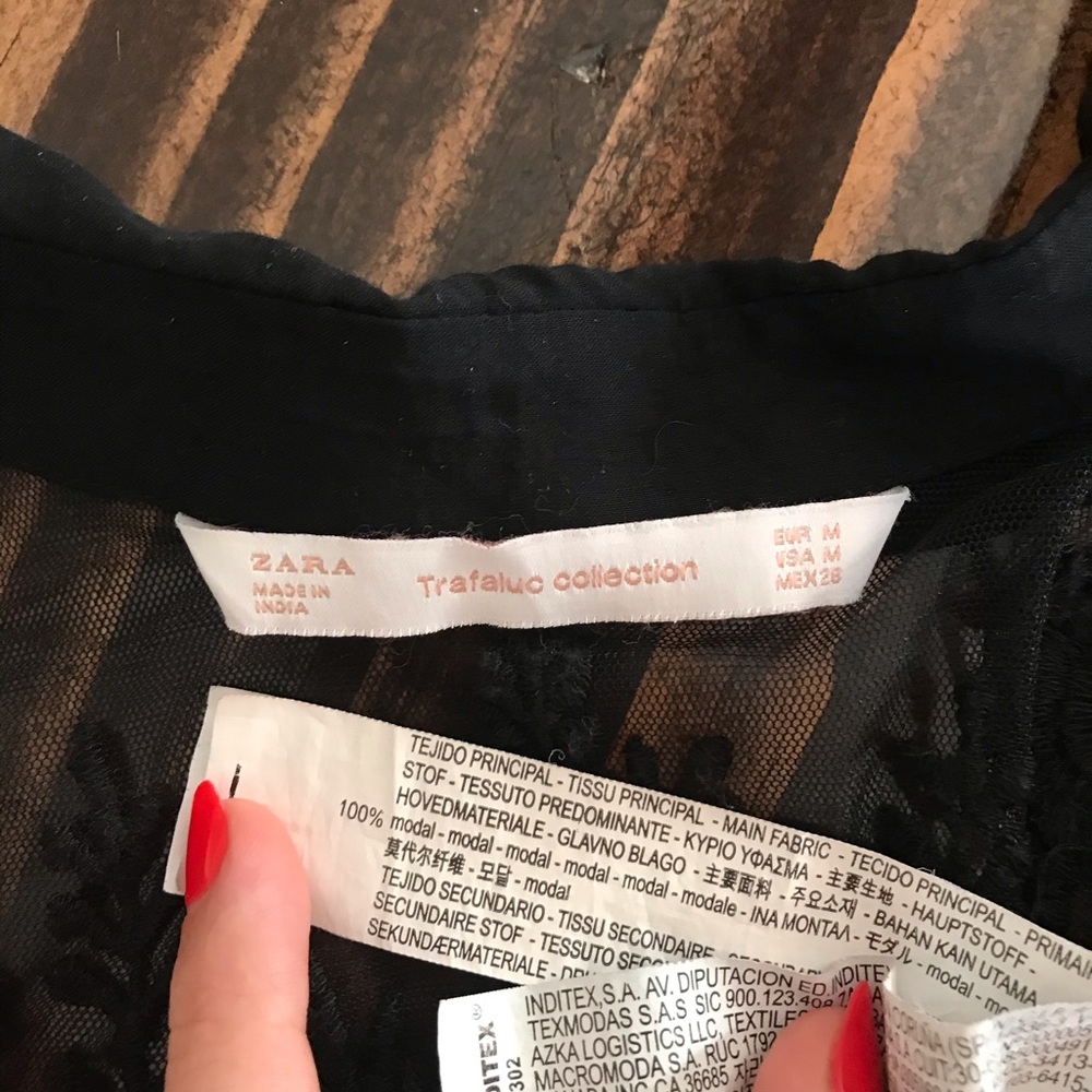Zara black blouse - Picture 6 of 6